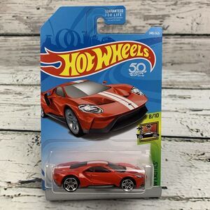 1:64 Hot Wheels '17 Ford GT Red‎ HW Exotics 8/10 New - Factory Sealed